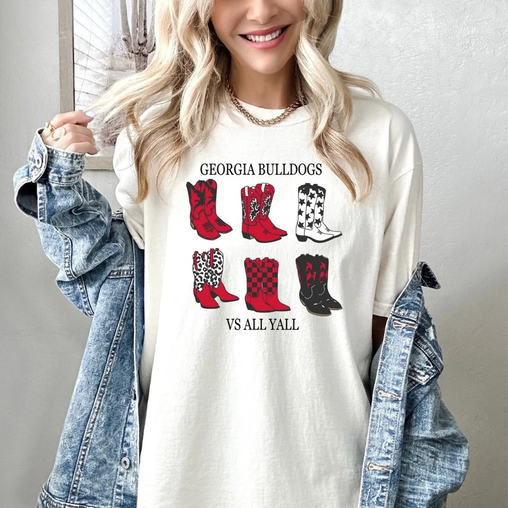 Georgia Bulldogs vs All Yall T-Shirt - Picture 1 of 4